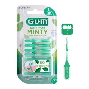 Gum Soft-Picks Comfort Flex Mint Large 40 Units