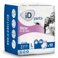 Id Expert Protect Pants Plus Fit&Feel L Grande 10 uds