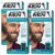 Just For Men Mustache, Beard and Sideburns for Men, Dark Brown, 4 pcs