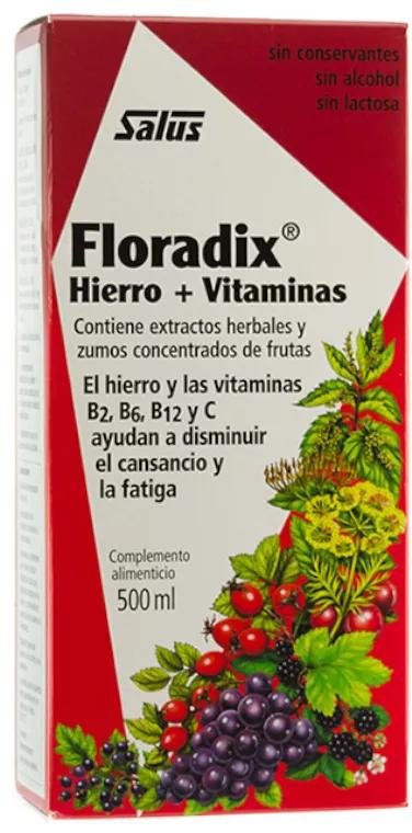 Floradix - Elixir Ferro + Vitaminas 500ml