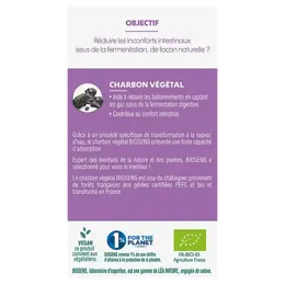 Biosens Charbon Actif Bio 40 gélules