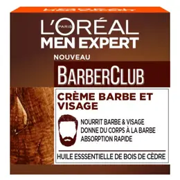 L'Oréal Men Expert Hairstyle BarberClub Crème Barbe & Visage 50ml