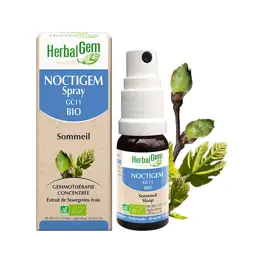 Herbalgem Complexe de Gemmothérapie Noctigem Sommeil Spray Bio 15ml