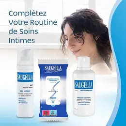 Saugella Dermoliquide Lingette Intime Nettoyante - 15 unités