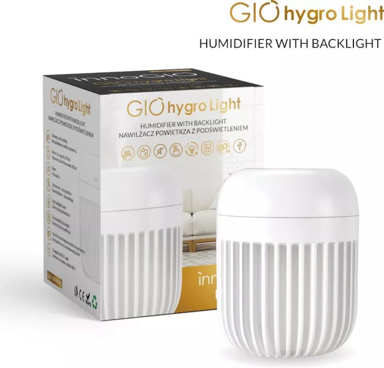 Humidificateur léger Innogio Giohygro avec lumière LED