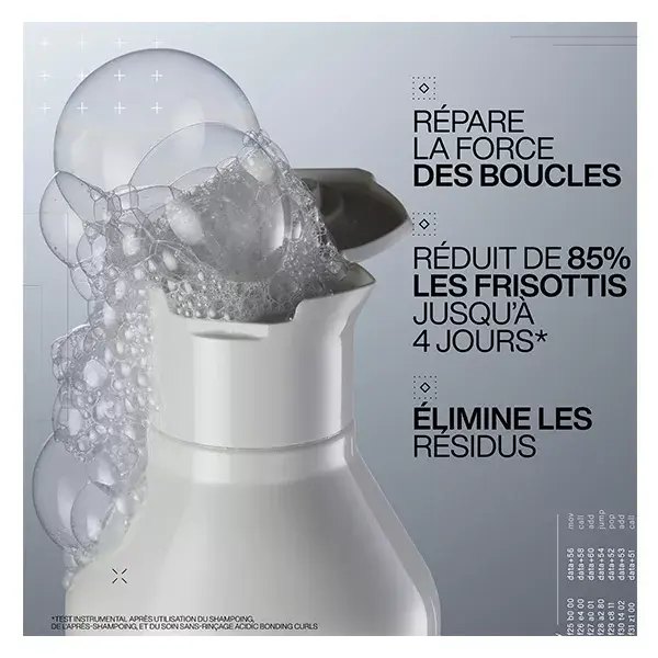 Redken Shampoing réparateur pour cheveux bouclés abîmés Acidic Bonding Curls