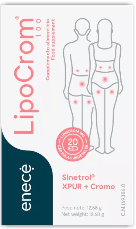 Enecé LipoCrom 100 20 Cápsulas Vegetais