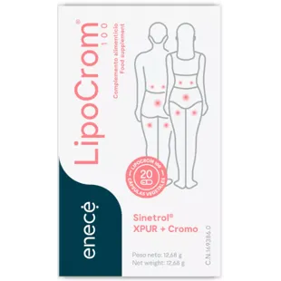 Enecé LipoCrom 100 20 Cápsulas Vegetais