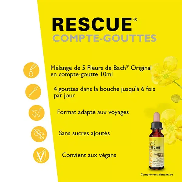 RESCUE® Compte-gouttes - 10 ml