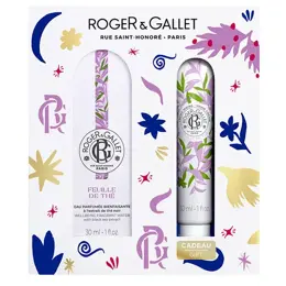 Roger & Gallet Coffret Eau Parfumée Bienfaisante Feuille De Thé 30 Ml Et Sa Crème Mains 30 Ml