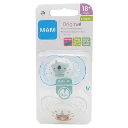 MAM Original Sucette Anatomique Silicone +18m Koala Our Lot de 2