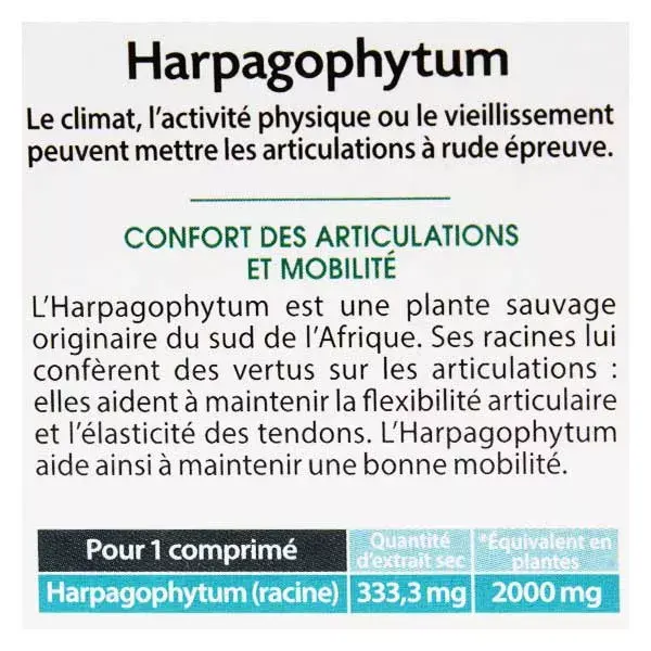 Juvamine Harpagophytum 2000mg 30 comprimés