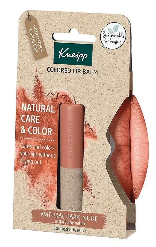 Kneipp Bálsamo Labial Colored Lip Care Natural Dark Nude