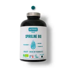 Nutrivie Spiruline Bio Fort Dosage Vitalité 500 comprimés