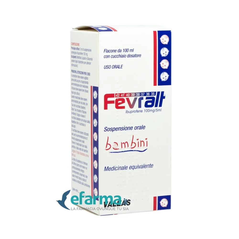 Fevralt Bambini 100mg/5ml Ibuprofene Sospensione Orale 100 ml