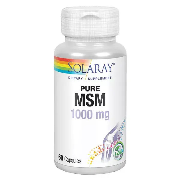 Solaray Pure MSM 1000mg 60 capsules