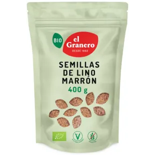 El Granero Integral Organic Brown Flax Seeds 400 gr