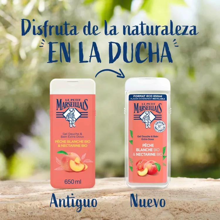 Le Petit Marseillais Bio-Duschgel Pfirsich-Nektarine – Erfrischend, PH-neutral & Plastiksparend Im Eco-Refill (250 Ml)