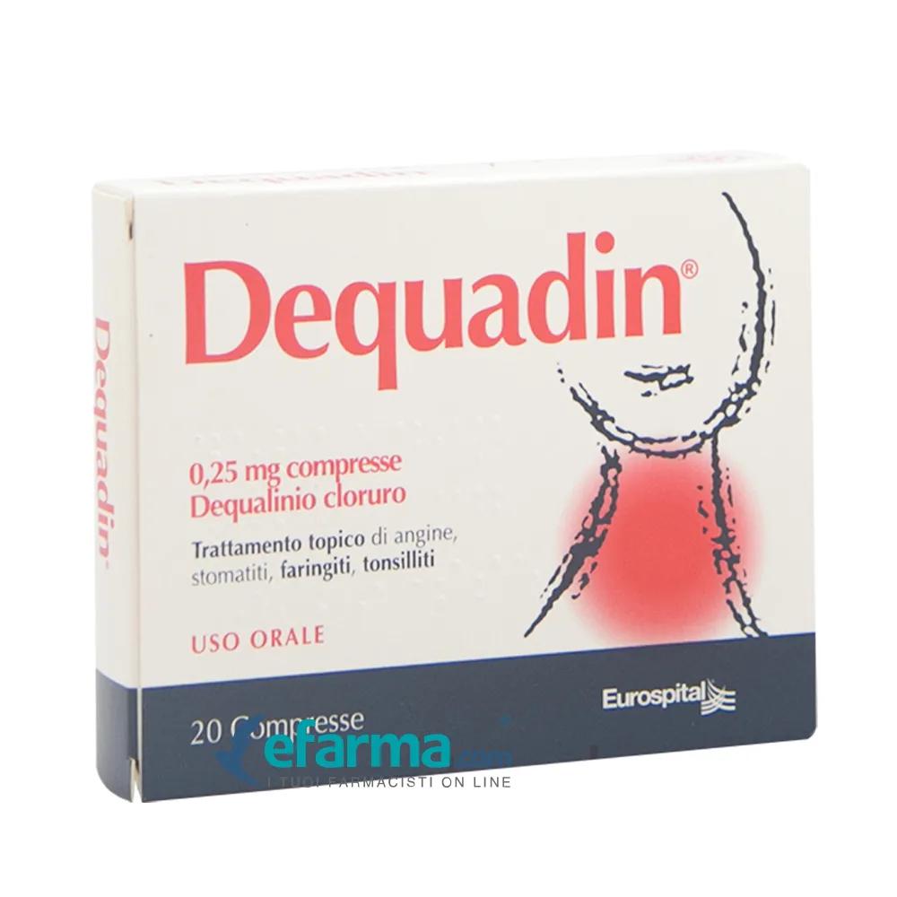 Dequadin 0,25mg Dequalinio Cloruro 20 Compresse