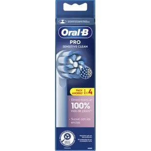 Oral-B Pro Sensitive Clean Electric Toothbrush Replacement Parts 4 pcs