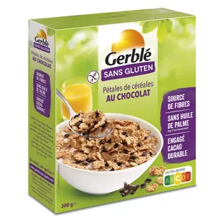 Gerblé Senza Glutine Petali Cereali Cioccolato 300g