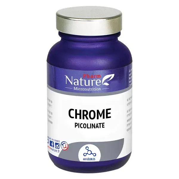 Pharm Nature Micronutrition Chrome Picolinate 60 gélules