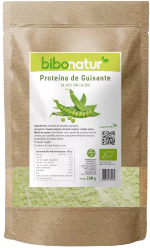 Bibonatur Erbsenprotein 80 % roh 200 gr