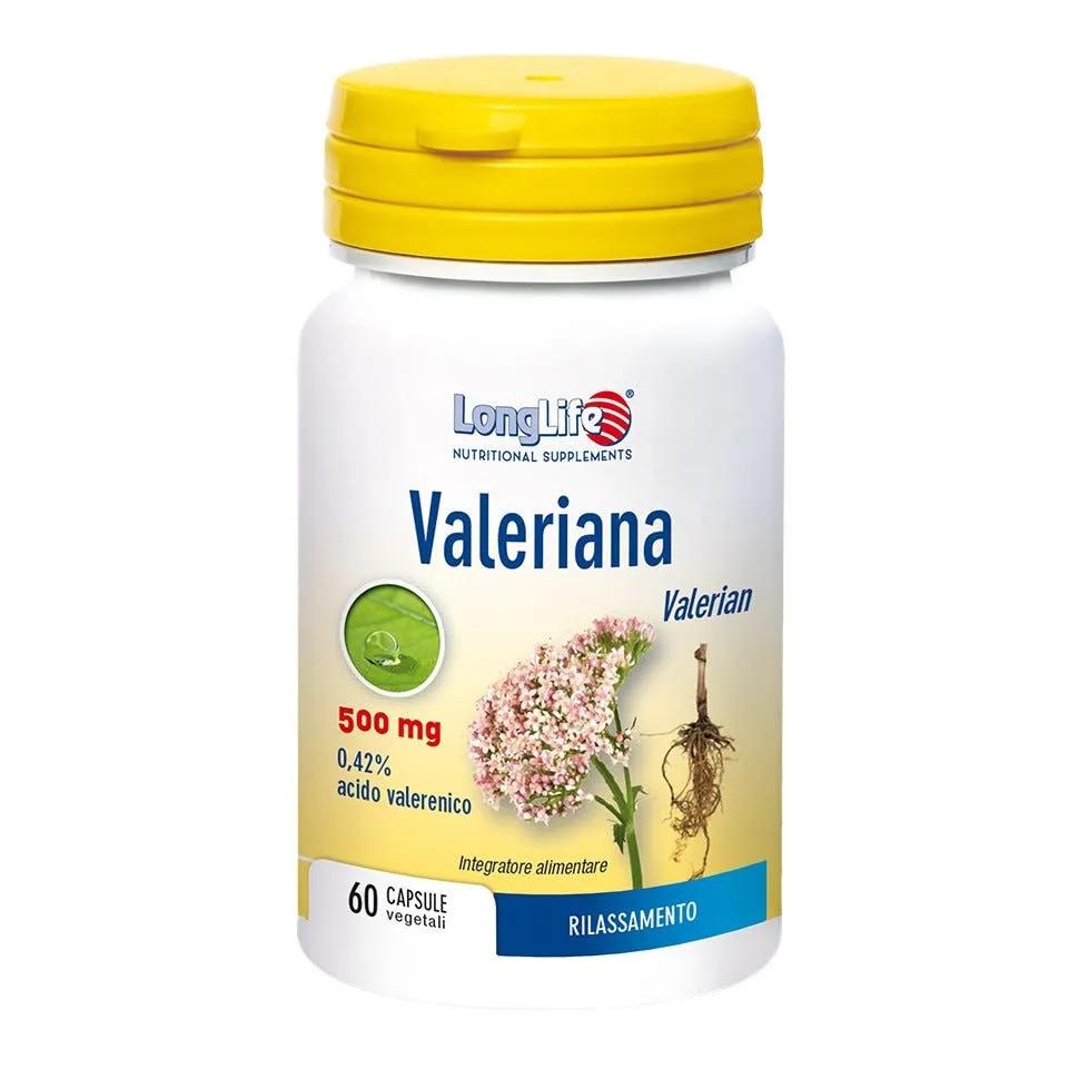 Longlife Valeriana Integratore Per Il Sonno 60 Capsule 500 mg