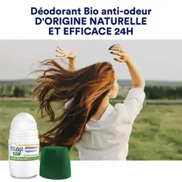 Etiaxil Déodorant Végétal 24H Roll-On Bio Lot de 2 x 50ml