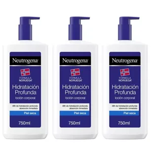 Neutrogena Deep Moisturizing Body Lotion Trockene Haut 3x750 ml
