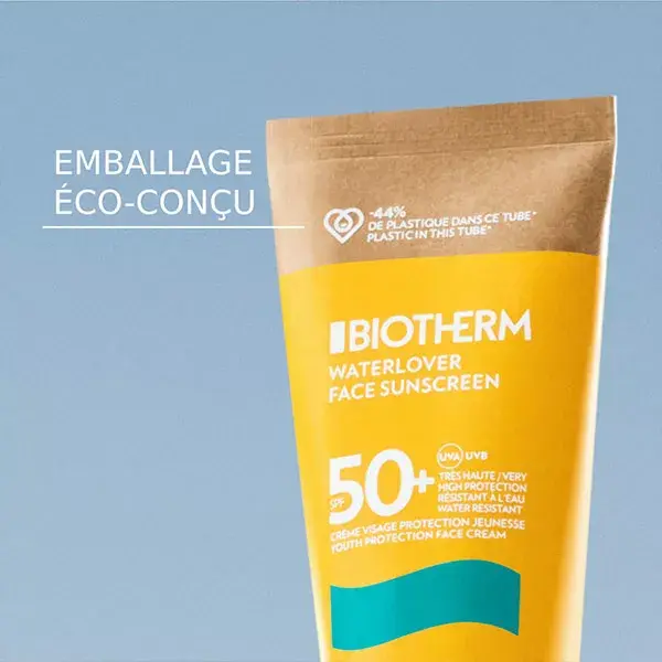 Biotherm Waterlover Crème Protectrice Visage Anti-Âge SPF50 50ml