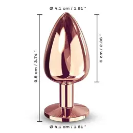 DORCEL DIAMOND PLUG ROSE GOLD L