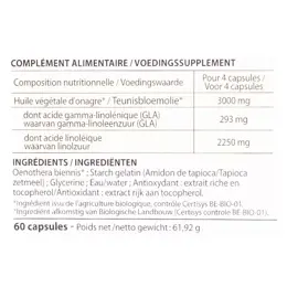 Pranarom Huile Végétale Onagre 60 capsules