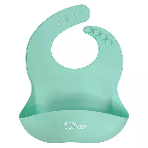 dBb Remond Babero de silicona para la hora de comer Menta
