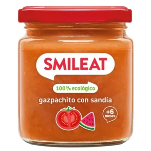 Smileat Jar of Gazpachito with ECO Watermelon +6m 190 gr