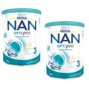 Nestlé Nan Optipro 3 Leche Crecimiento 2x800 gr