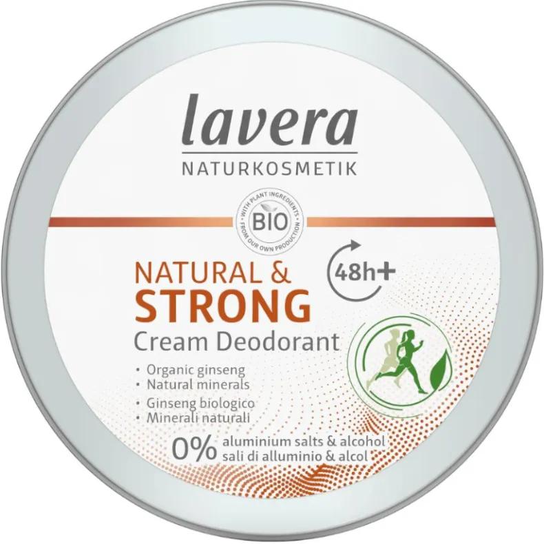 Lavera Natural &amp; Strong Cream Deodorant 48H+ Organic Ginseng 50 ml