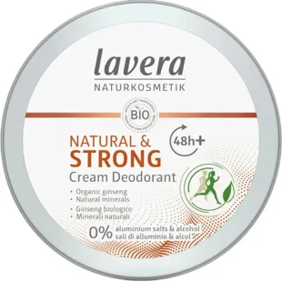 Lavera Desodorante Creme Natural &amp; Forte 48H+ Ginseng Orgânico 50 ml