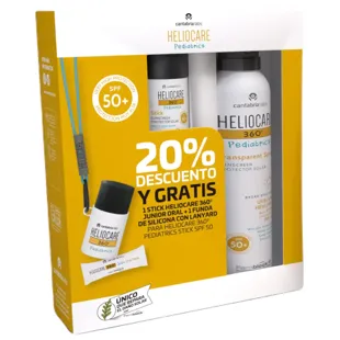 Heliocare 360 Pediatrics Spray SPF50+ 200 ml + Stick SPF50+ 25 gr + 1 Oral Stick