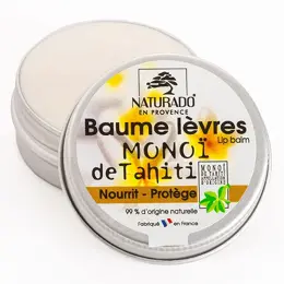 Naturado en Provence - Baume Lèvres au Monoï de Tahiti - 15 ml