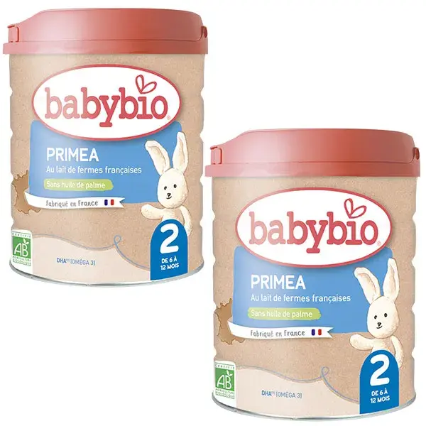 Babybio Primea 2 - Formule Essentielle - Lot de 4 x 800g