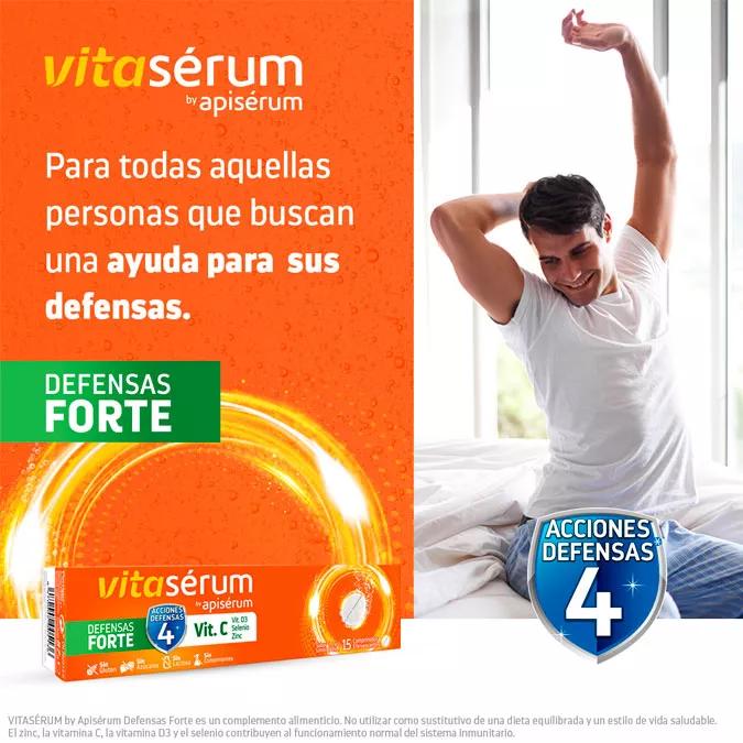 Vitaserum Defensas Forte Vitamina C 15 Comprimidos
