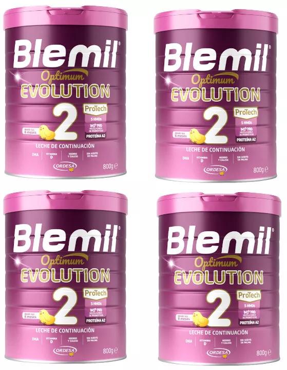 Blemil Optimum Evolution 2 Leite de Continuação 4x800 gr