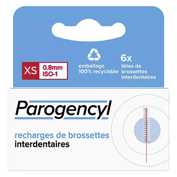 Parogencyl Recharge de Brossettes Interdentaires XS 6 unités