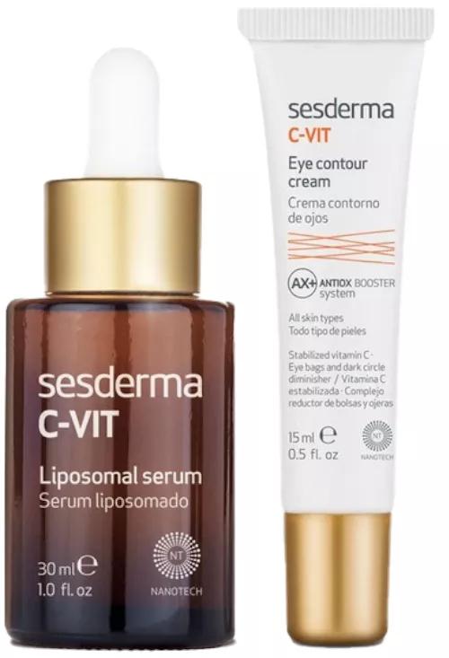 Sesderma C-Vit Soro Lipossomal 30 ml + Contorno de Olhos 15 ml