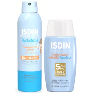 Isdin Pediatrics Wet Skin SPF50 250 ml +  Fusion Water Magic SPF50 50 ml