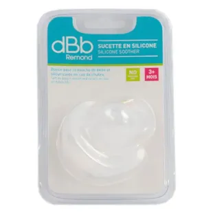 DBb Remond Ciuccio in silicone  con cover +3 mesi trasparente