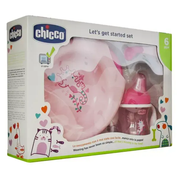 Chicco Kit Comida +6m Rosa