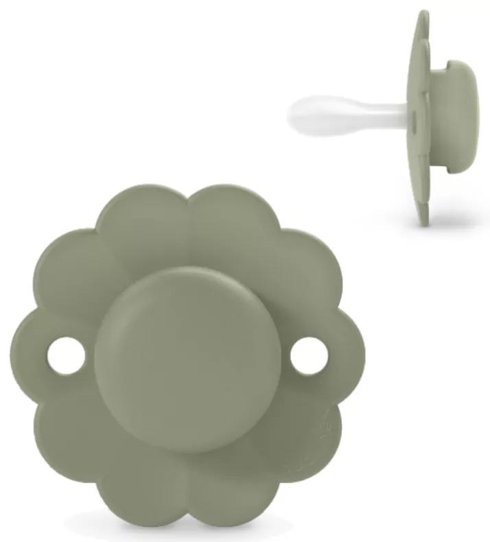 Suavinex Wonder Green Fopspeen Fysiologische Siliconen Speen SX Pro Plat en Flexibel 6-18m