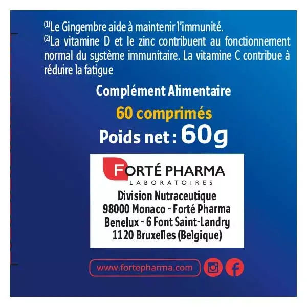 Forté Pharma Immuvit' 4G 60 tablets